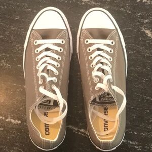 Converse Classic Gray and White Sneakers